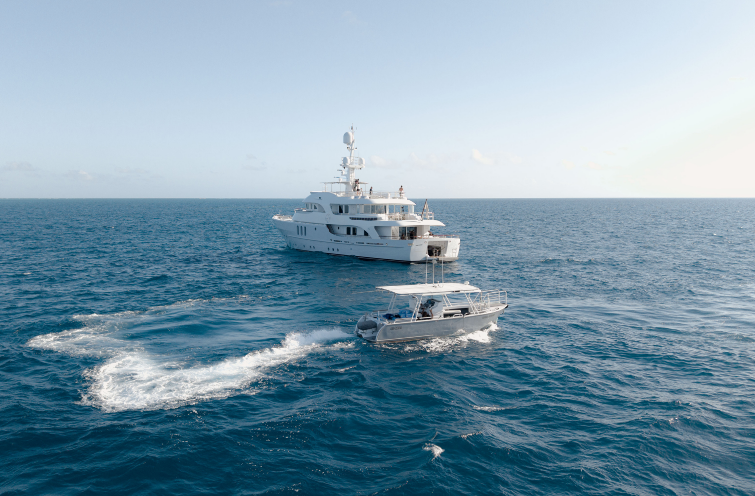 MY Beluga on the Great Barrier Reef